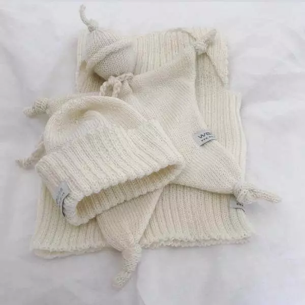 Baby Comforter, Vest and Beanie Set