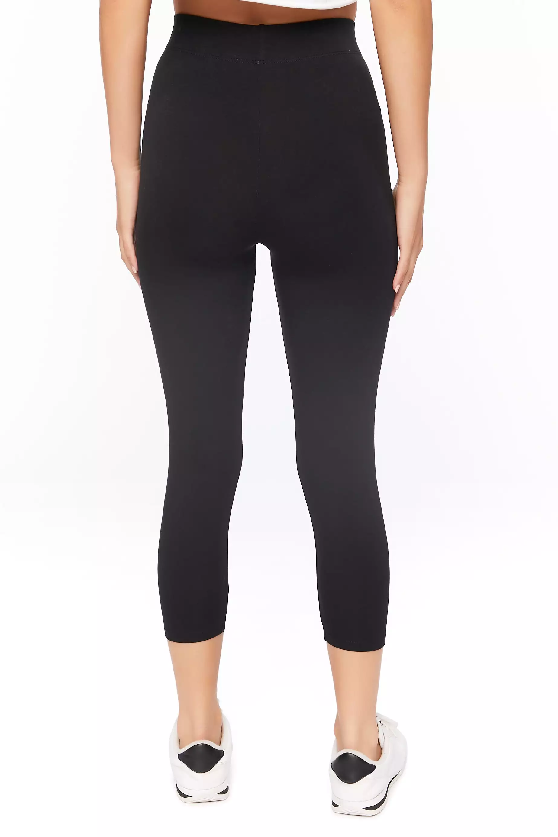 Basic Organically Grown Cotton Capri Leggings