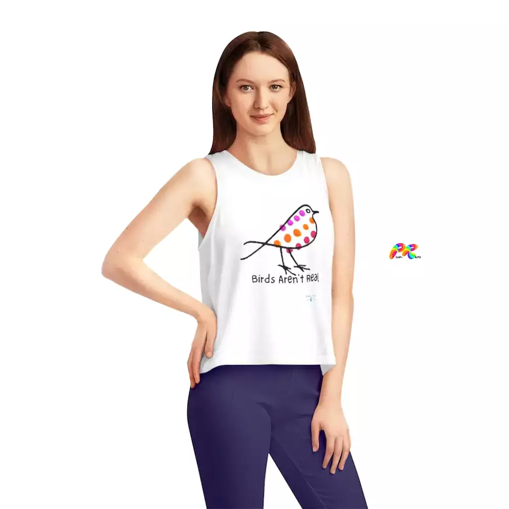 Birds Aren't Real Sleeveless Women's Crop Top