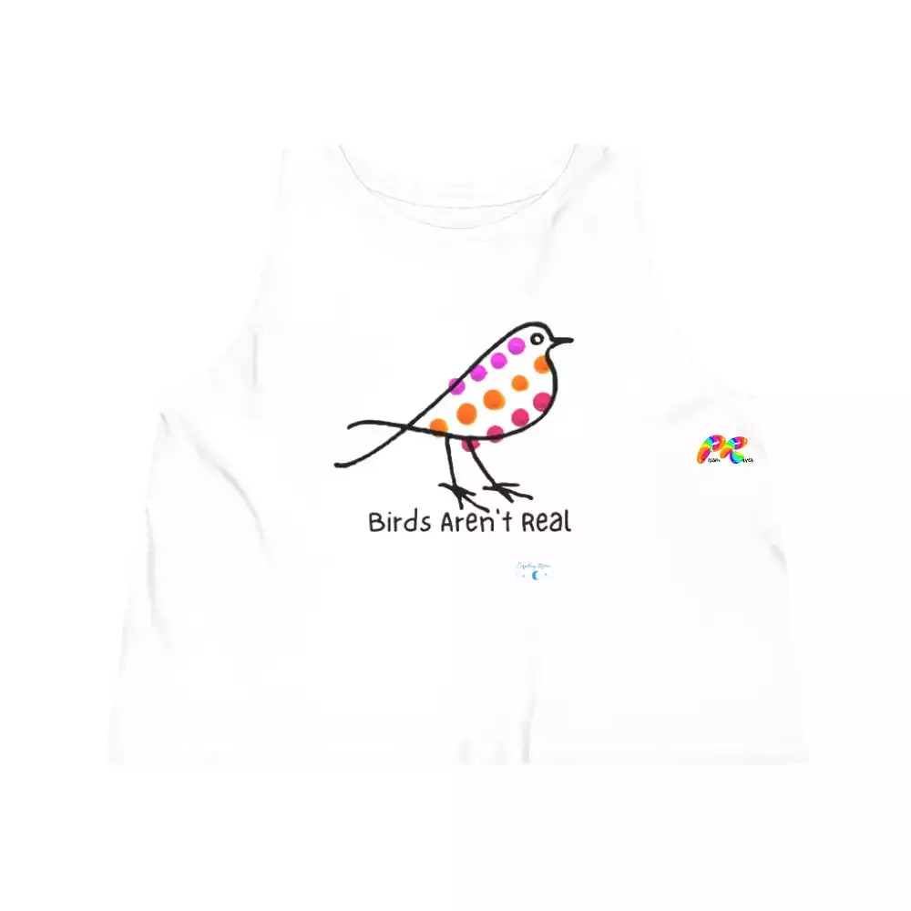 Birds Aren't Real Sleeveless Women's Crop Top