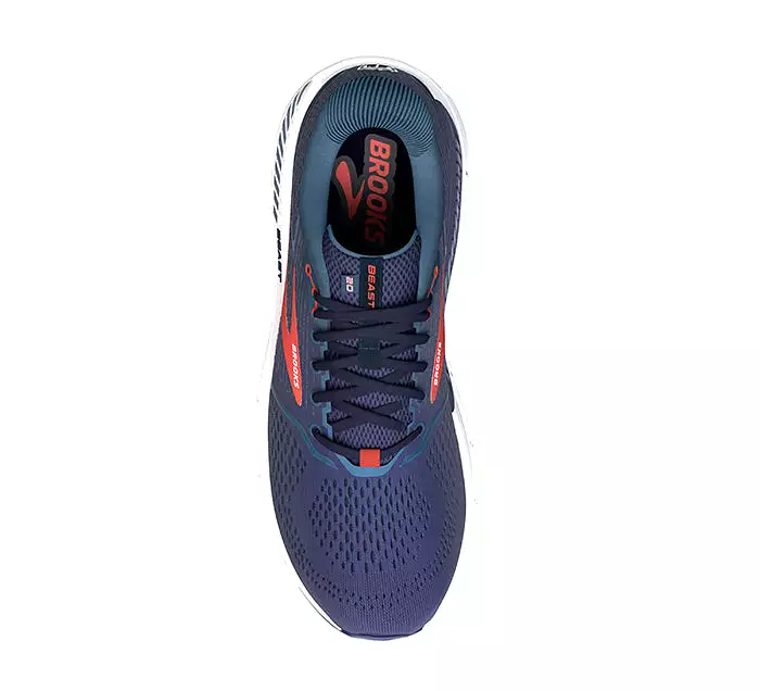 Brooks Men's Beast '20 Wide Midnight/Red