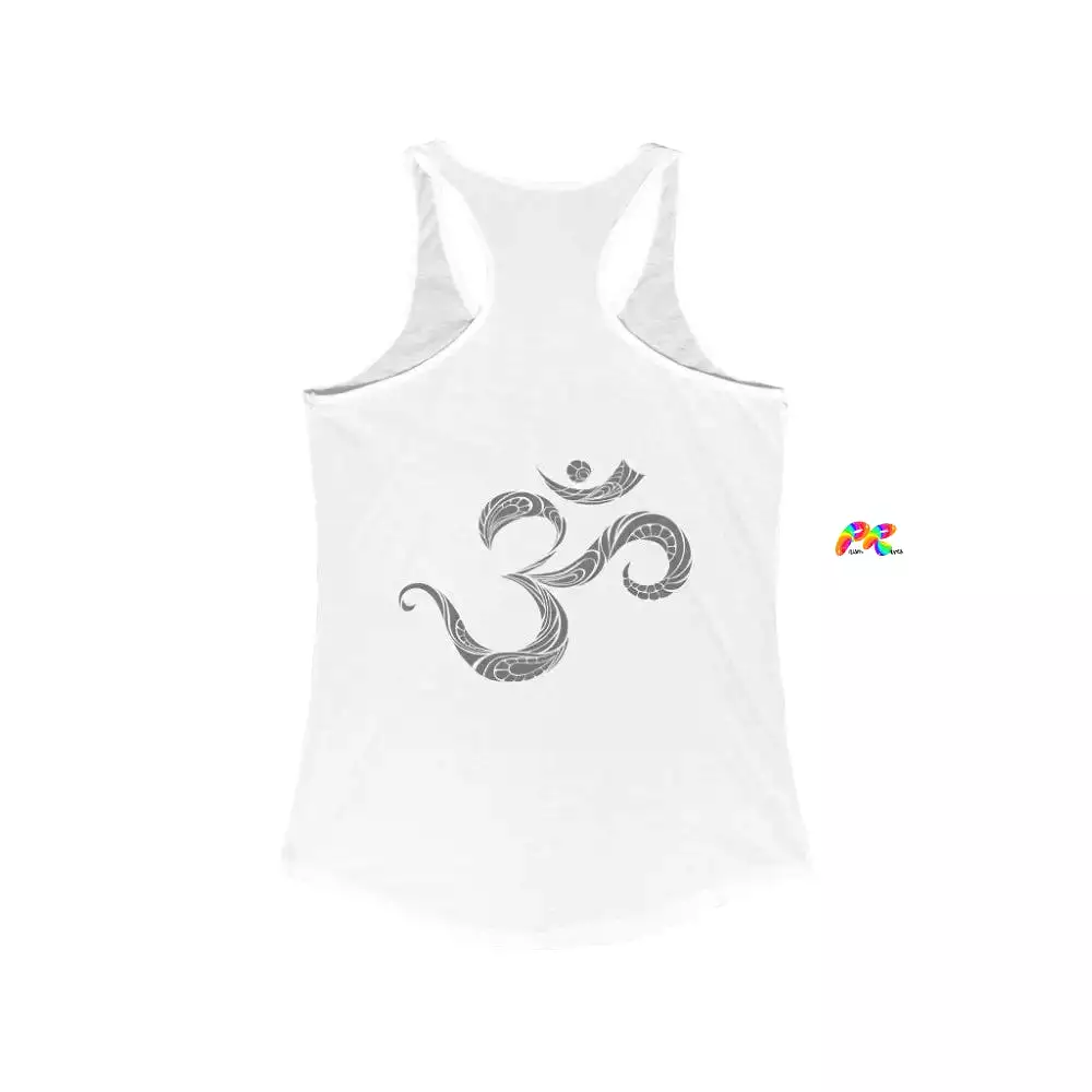 Chakras and Om Women's Ideal Racerback Tank