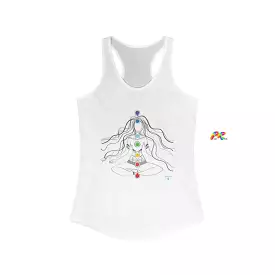 Chakras and Om Women's Ideal Racerback Tank