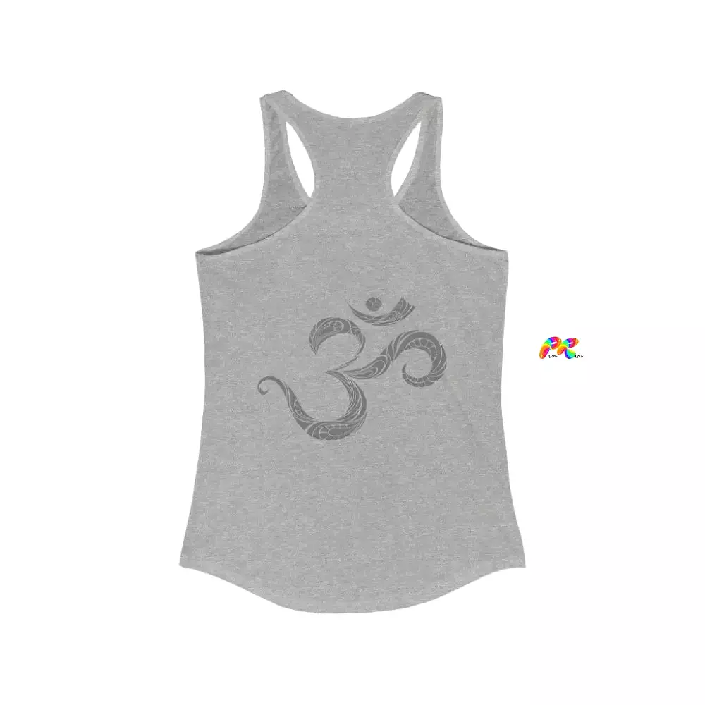 Chakras and Om Women's Ideal Racerback Tank