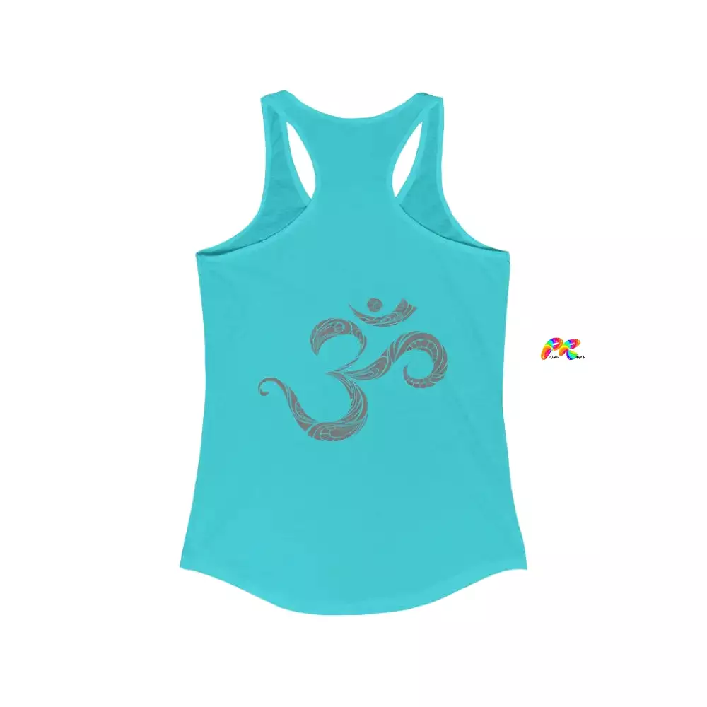 Chakras and Om Women's Ideal Racerback Tank