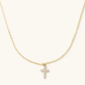 Crystal Cross Waterproof Necklace