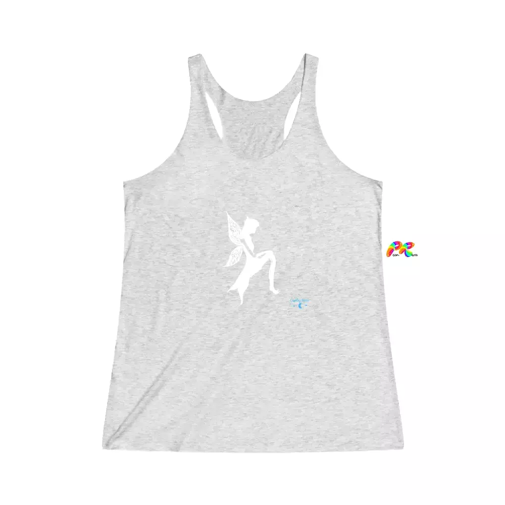 Fairy Women's Tri-Blend Racerback Tank