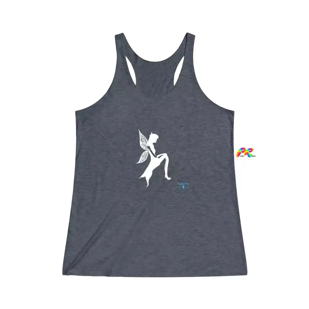 Fairy Women's Tri-Blend Racerback Tank