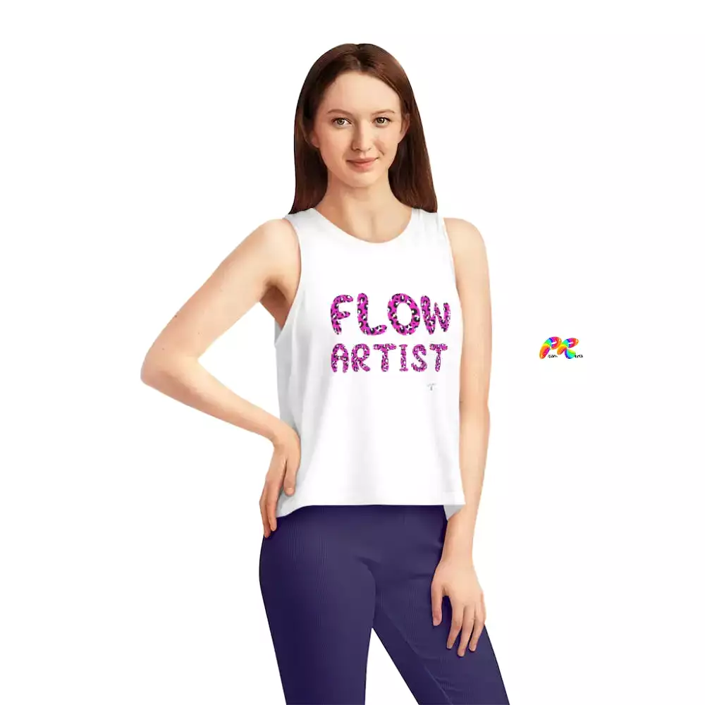 Flow Artist and Heart Flowy Crop Top