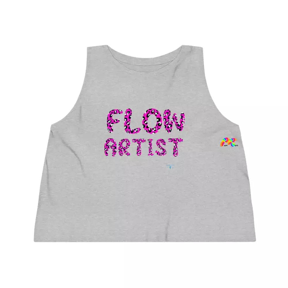 Flow Artist and Heart Flowy Crop Top