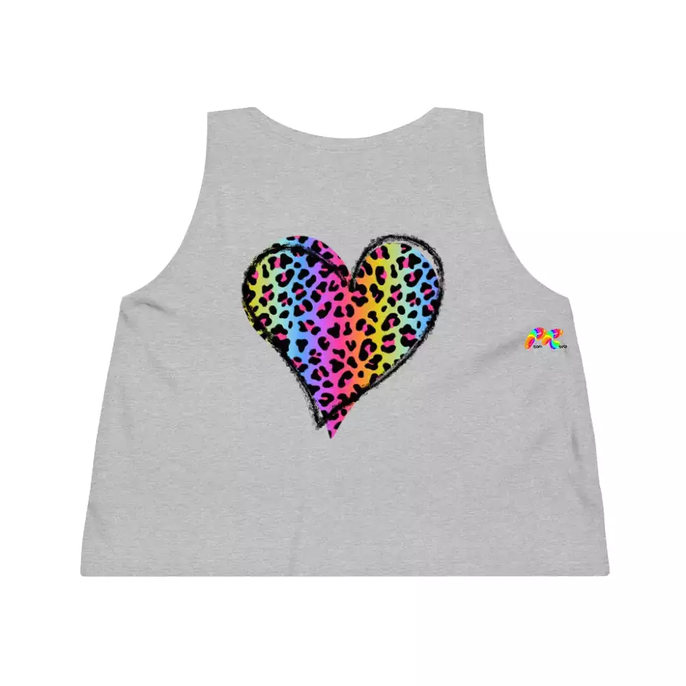 Flow Artist and Heart Flowy Crop Top