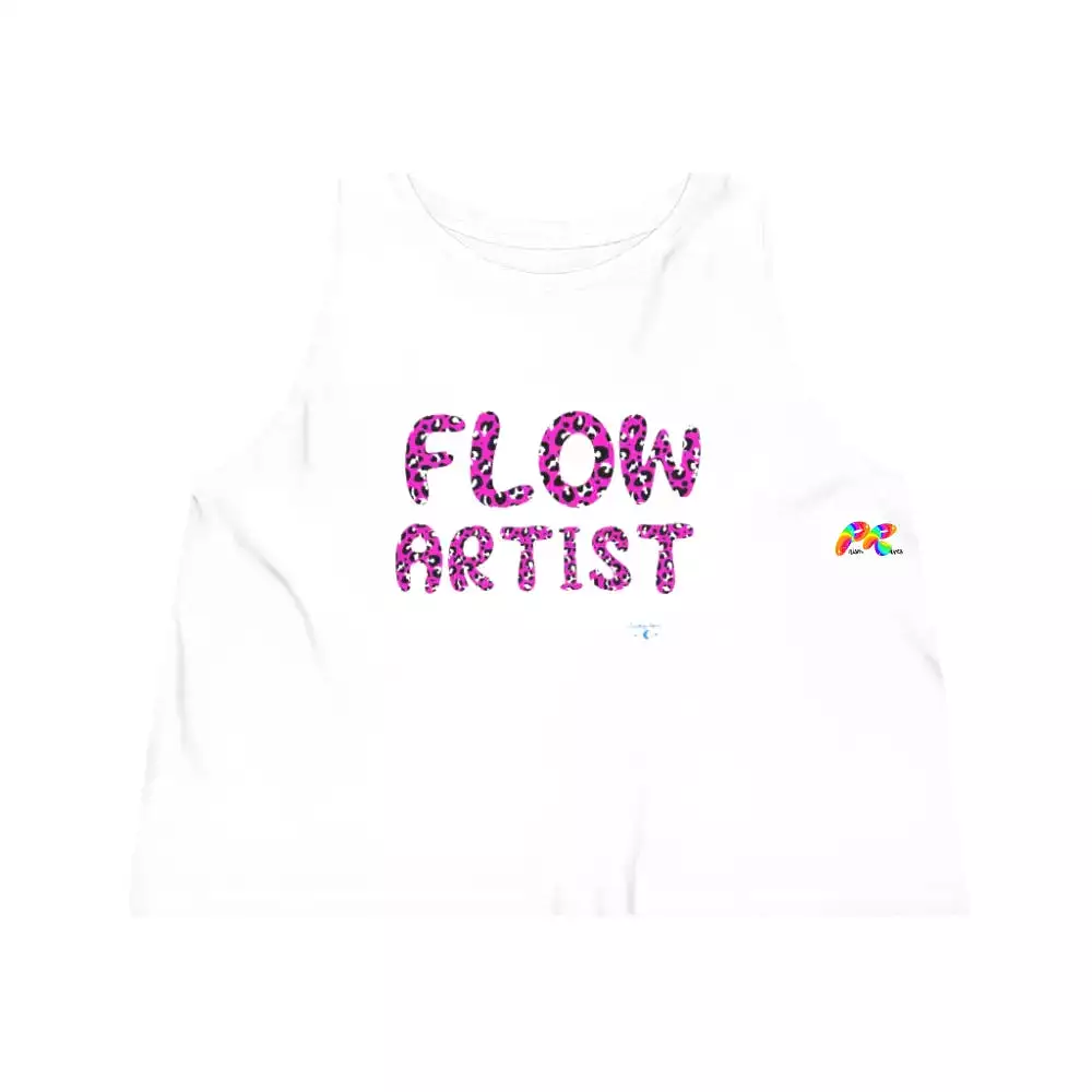 Flow Artist and Heart Flowy Crop Top