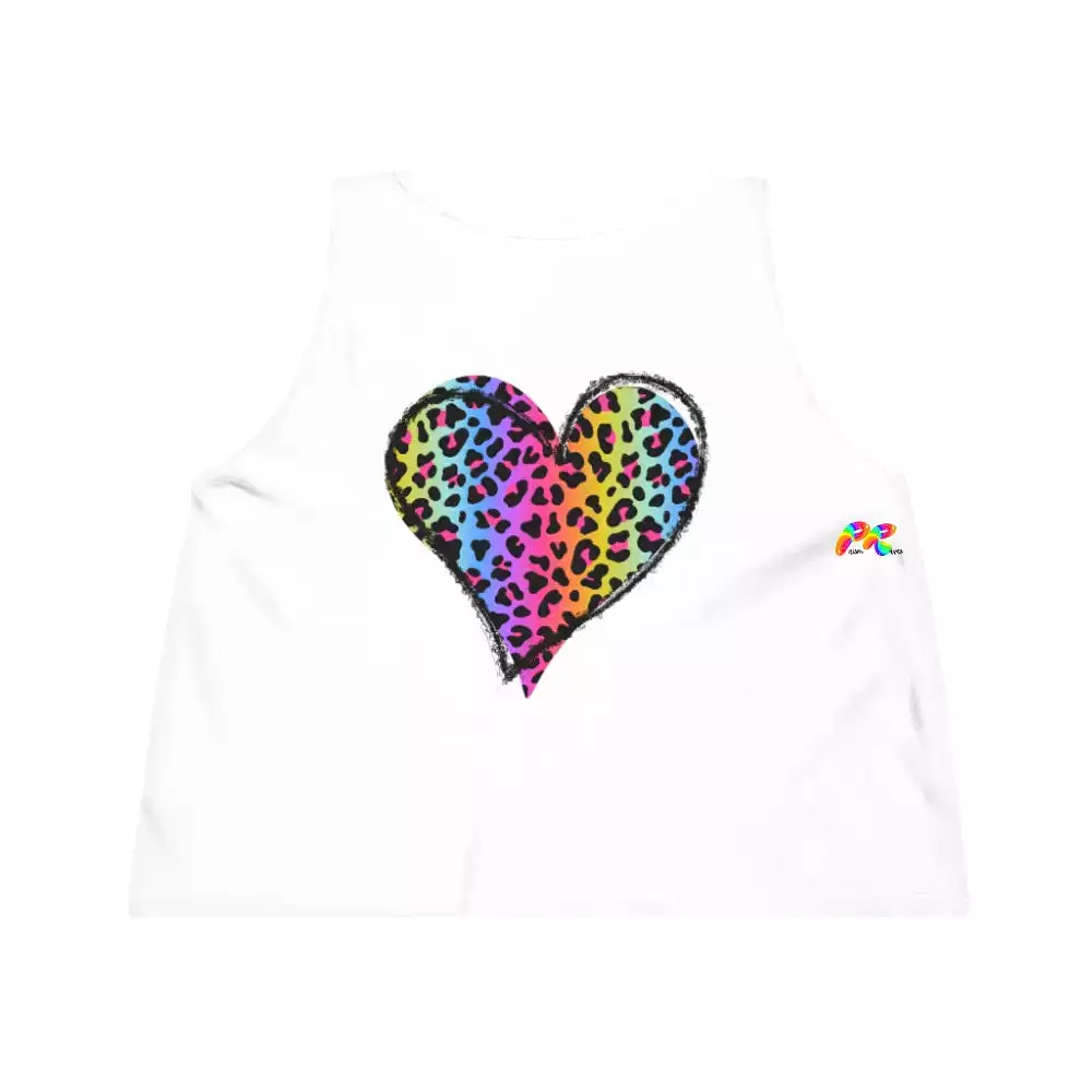 Flow Artist and Heart Flowy Crop Top