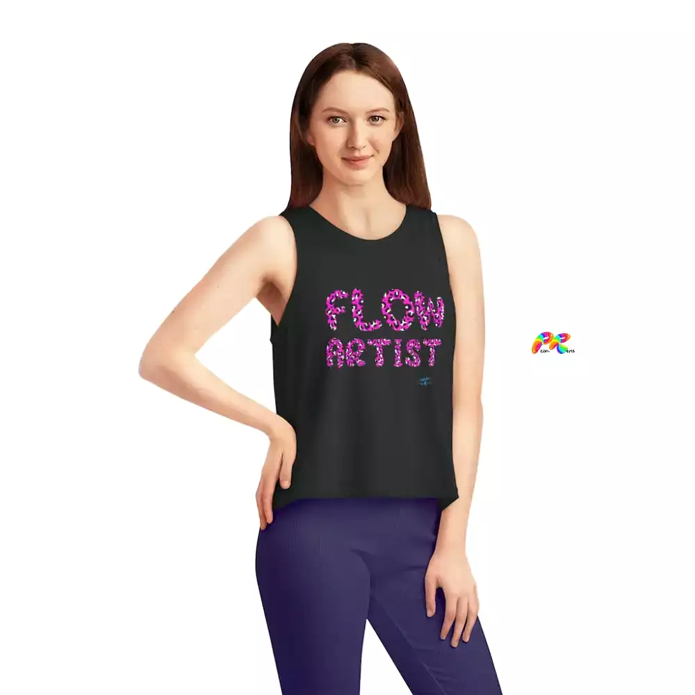 Flow Artist and Heart Flowy Crop Top