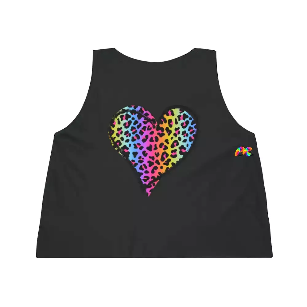 Flow Artist and Heart Flowy Crop Top