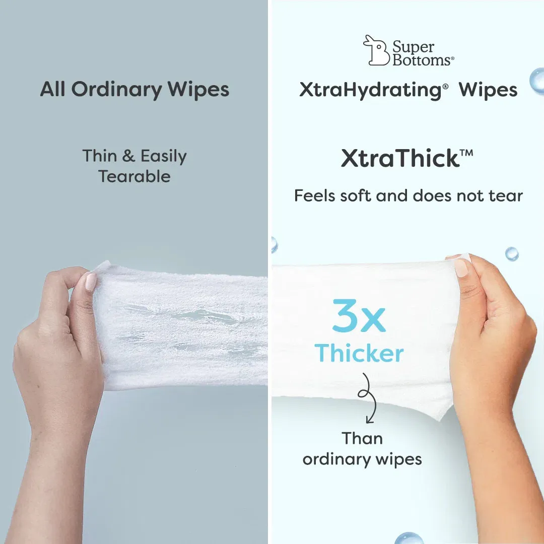 FREE XtraHydrating Wipes with 3 Waterproof Cloth Bibs