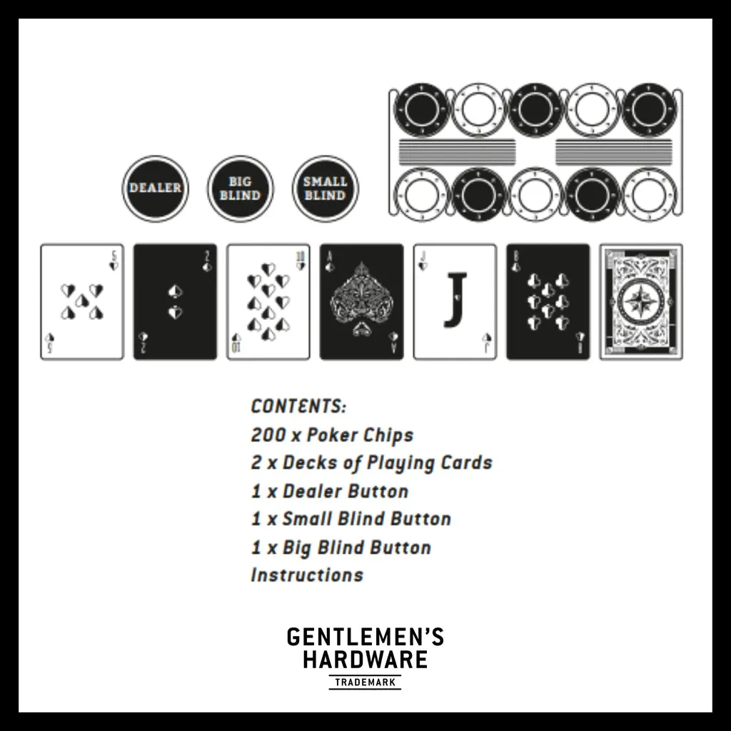 Gentlemen's Hardware Texas Hold 'em