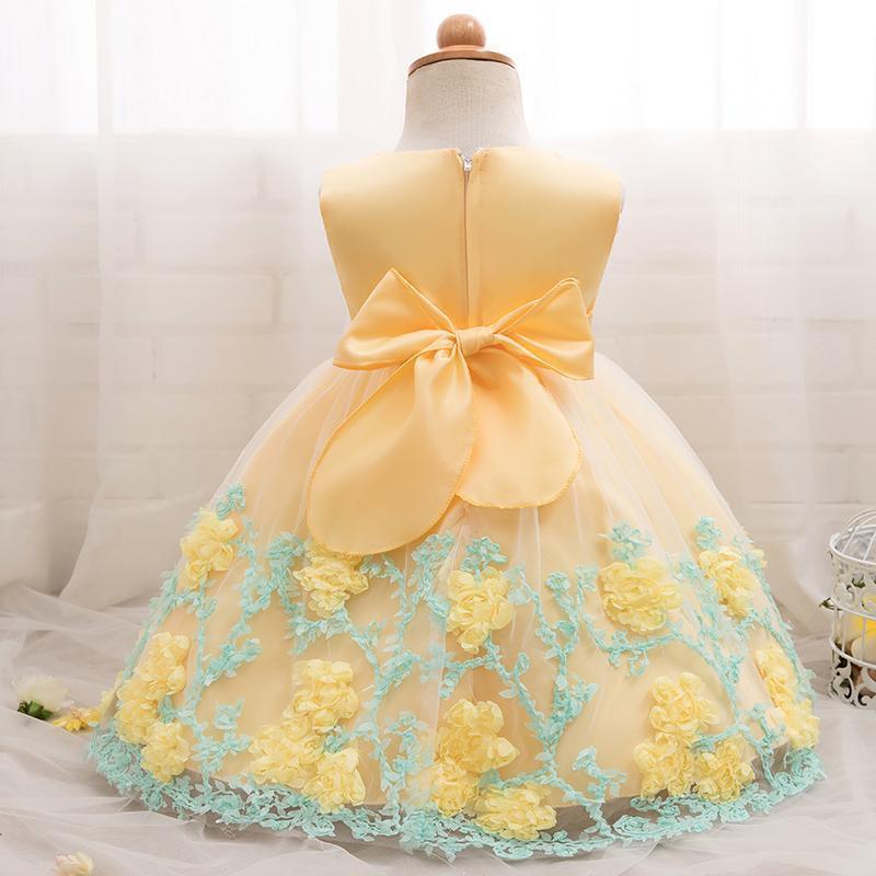 Girls Dress, Baby Princess Dress, Baptism Dress