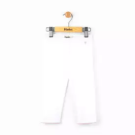 Hatley White Basic Capri Leggings