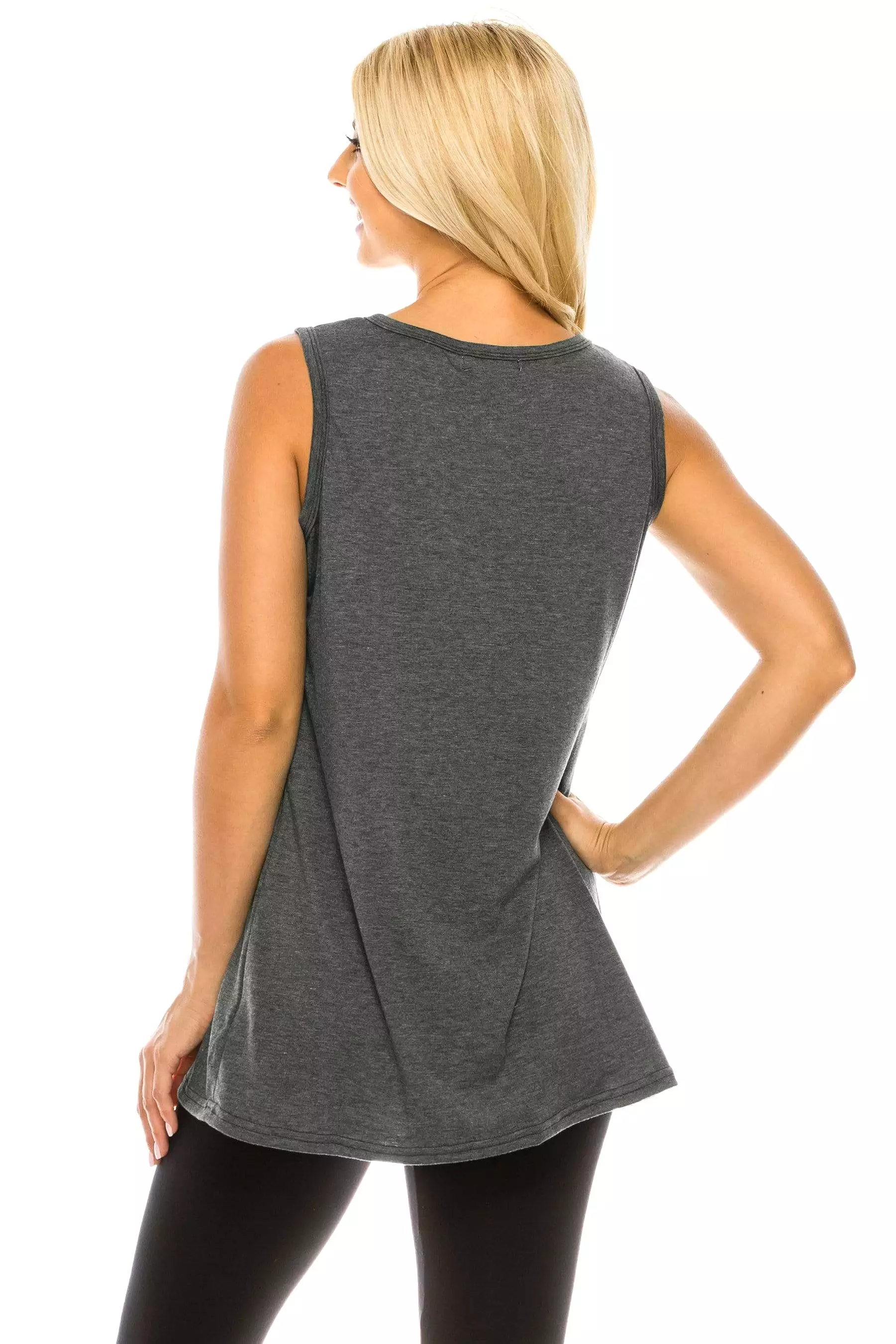 Haute Edition Women's Sunshine Loose Fit Tank top. Plus size available