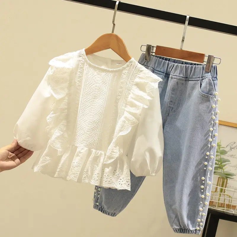 Korean girls' clothes sets 5-6Y S4674858