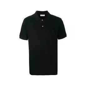 Maglietta Polo Alexander Mcqueen Skull Patch