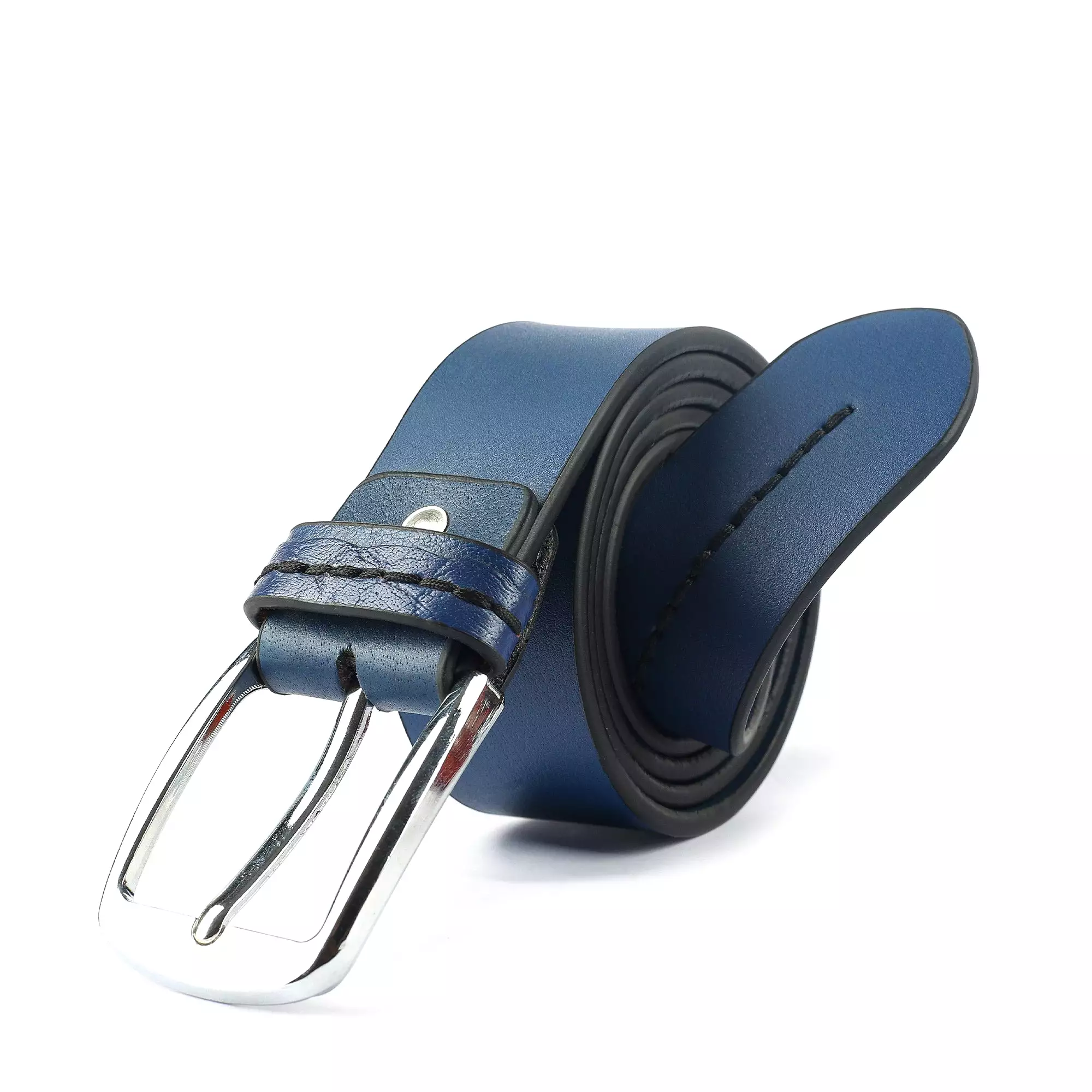 Men Leather Belt CB BELT BLUE