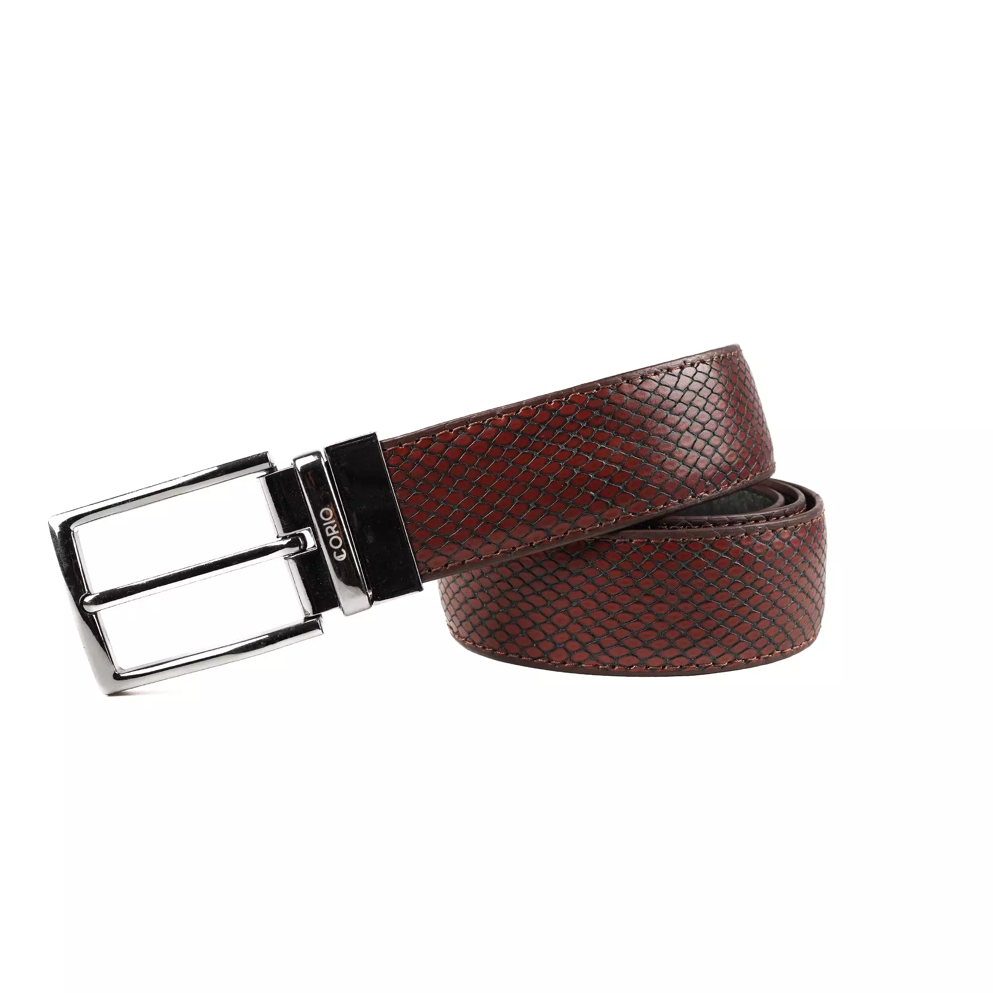 Men Leather Belt CB BELT SNK BR