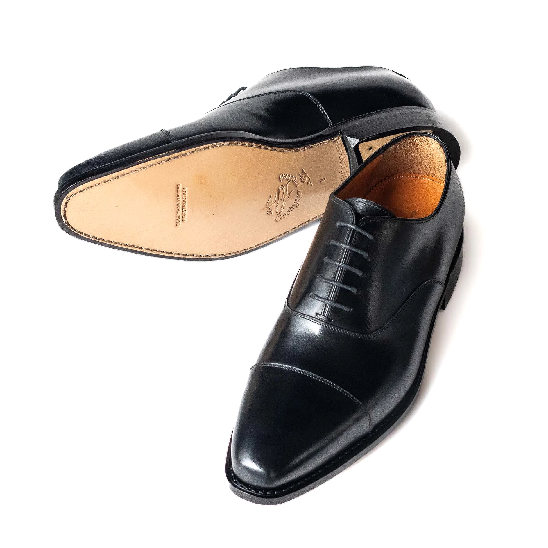 Men's Cap Toe Oxford / Black 98060