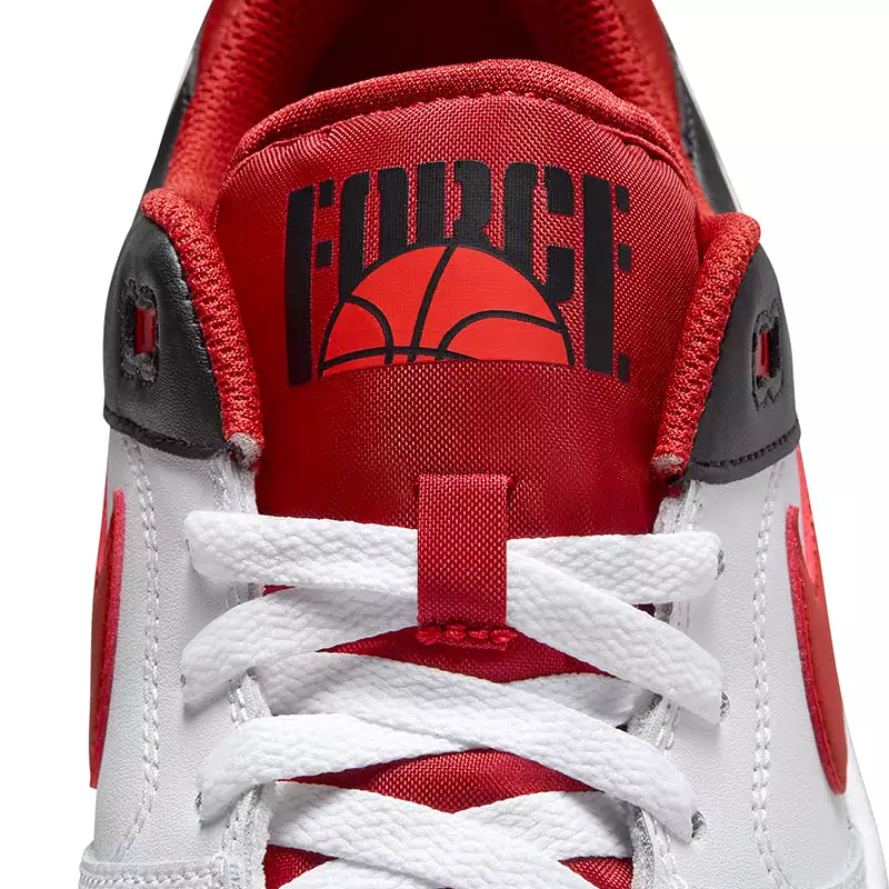 Men's Full Force Low White/Mystic Red/Black