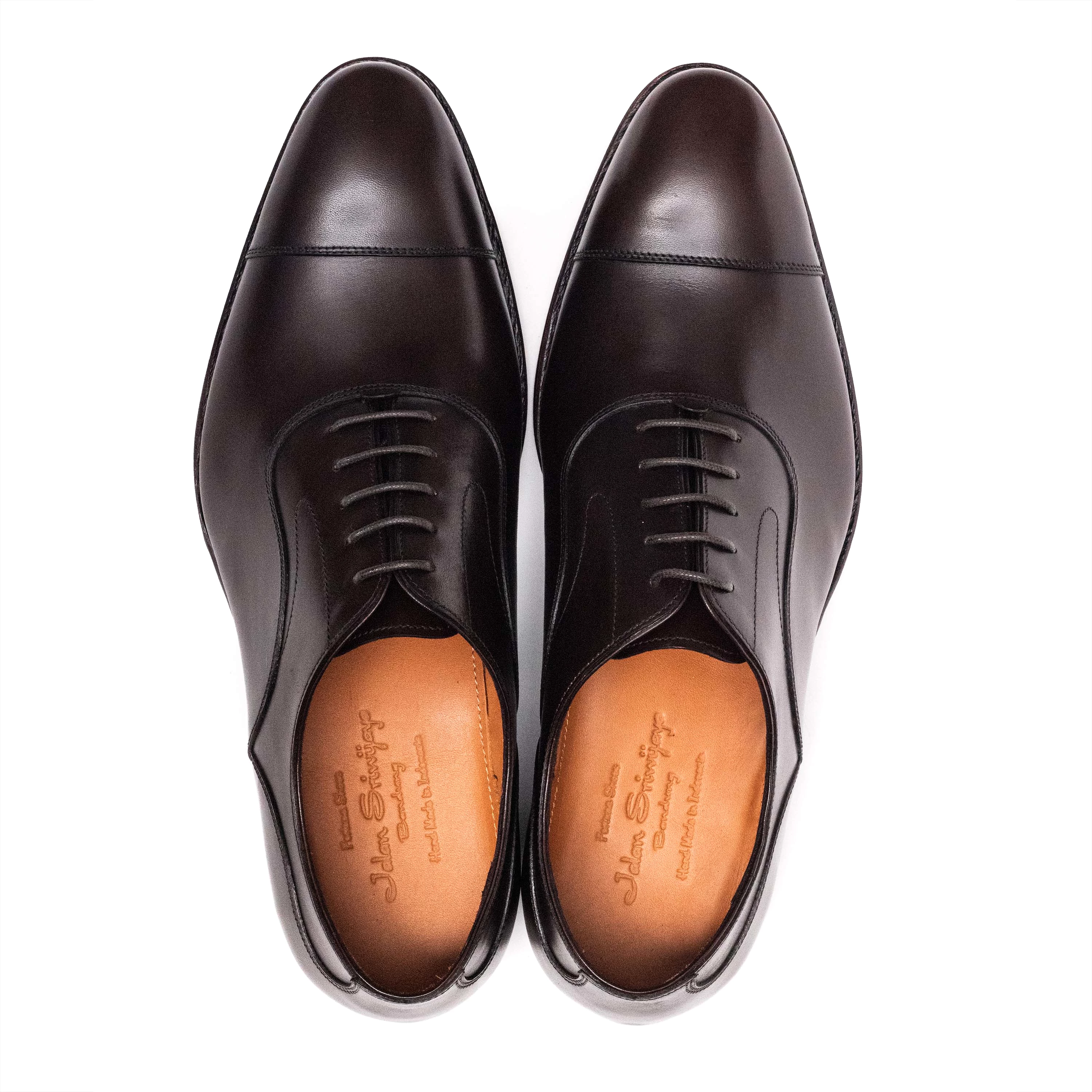 Men's Oxford Cap Toe / Dark Brown Calf 98654