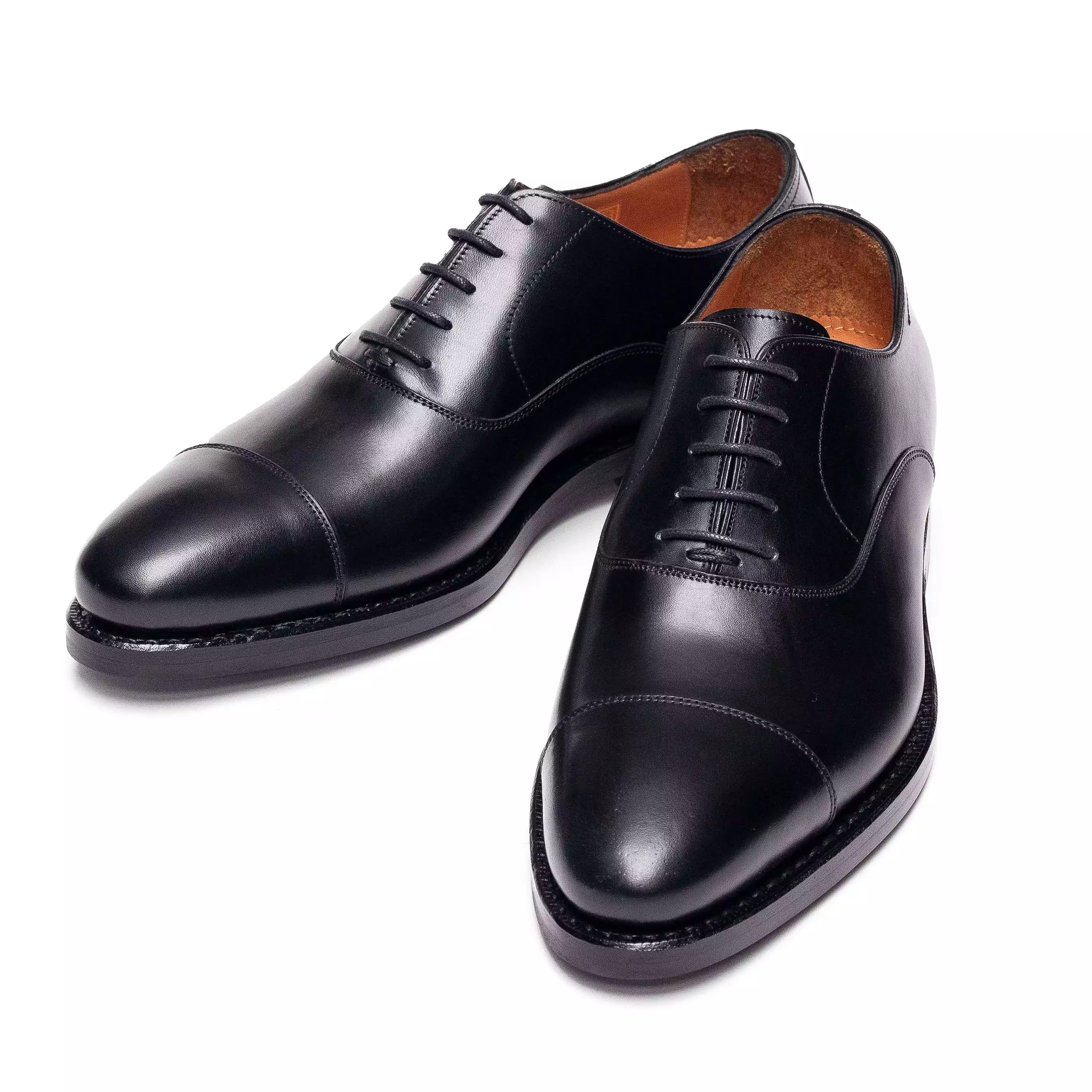 Men's Oxford Cap Toe (Dainite Sole) / Black Calf 98321