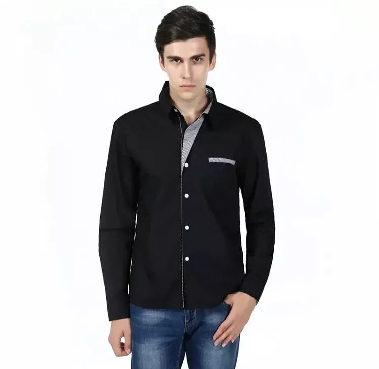 Men's Printed Casual Shirts Fashion Open Lining Retro Shirts Lapel Long Sleeve Shirts S4449840