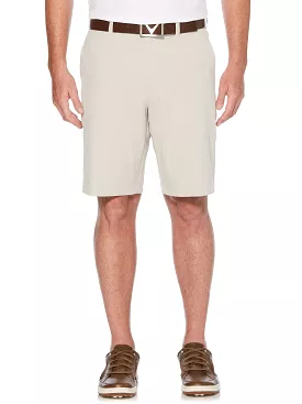 Mens Stretch Solid Short with Active Waistband