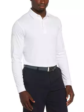 Mens Swing Tech Essential Long Sleeve Polo