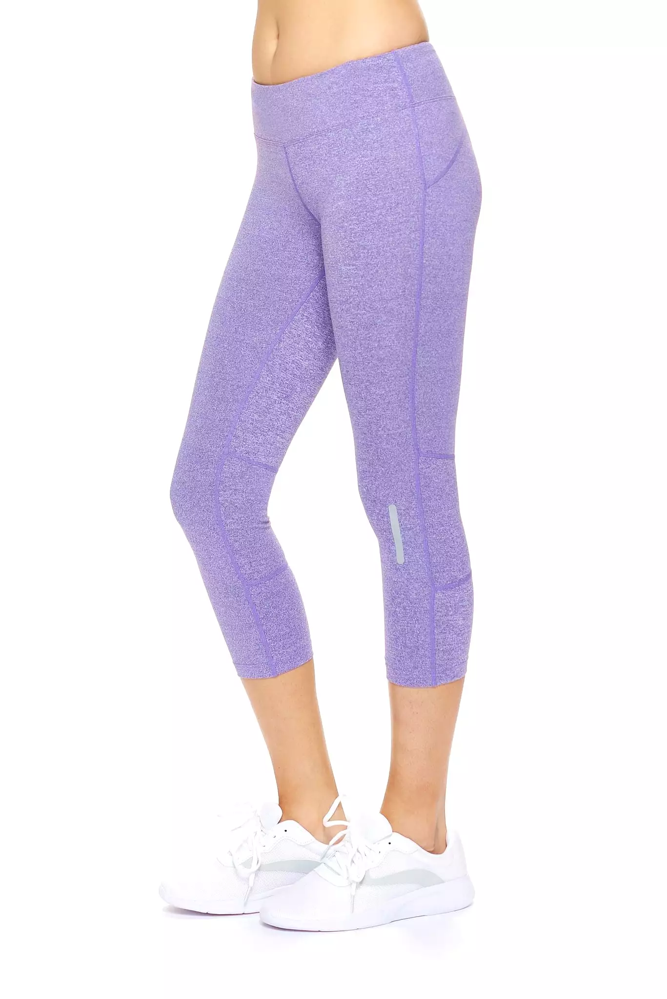 Mid-Rise Zip Pocket Capri Leggings