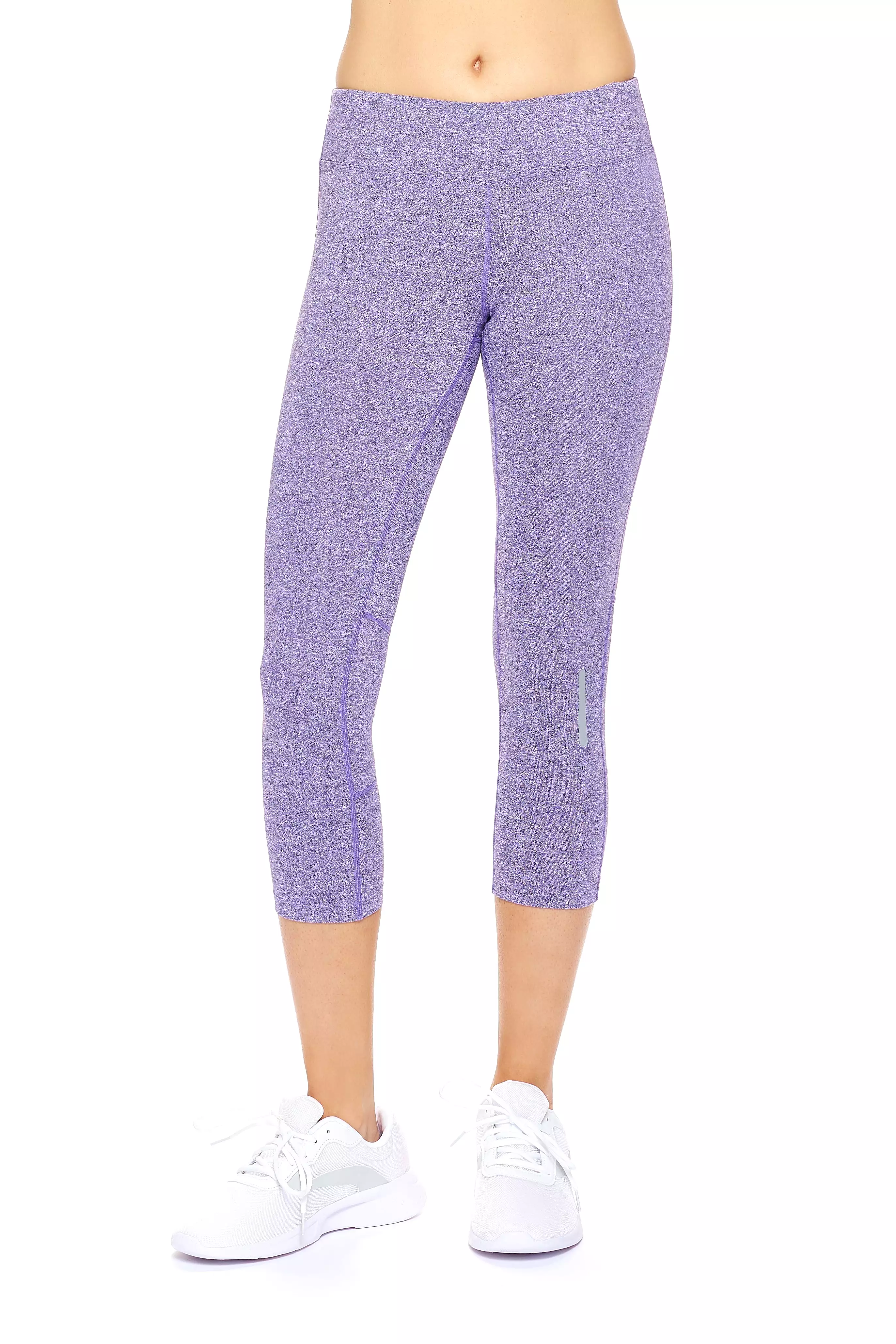 Mid-Rise Zip Pocket Capri Leggings