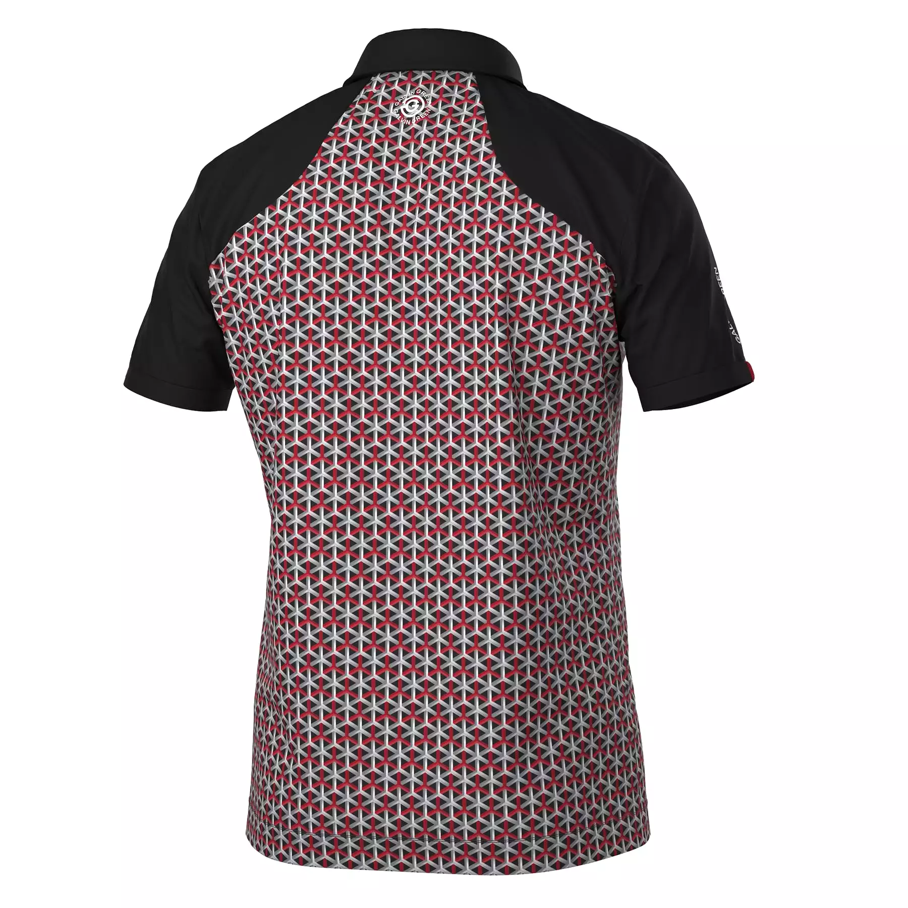 Mio Ventil8+ Printed Polo Red/Black - SS24