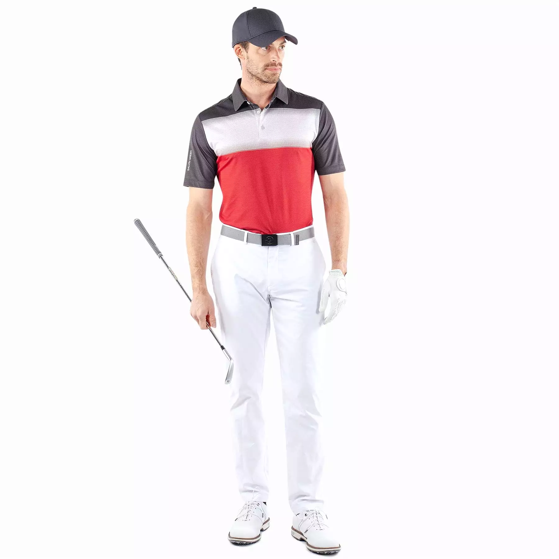 Mo Ventil8+ Regular Fit Polo Red/Black - SS24