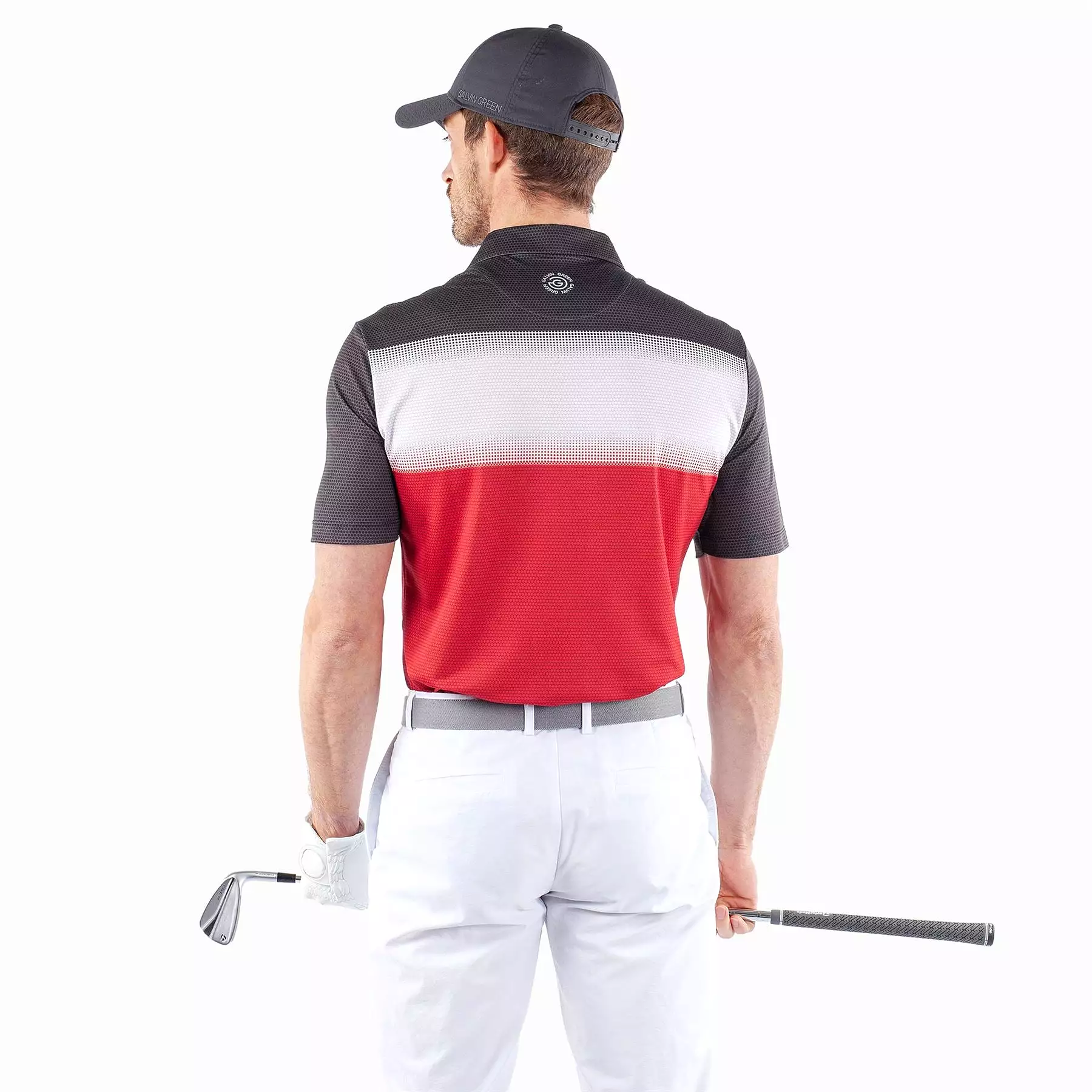 Mo Ventil8+ Regular Fit Polo Red/Black - SS24