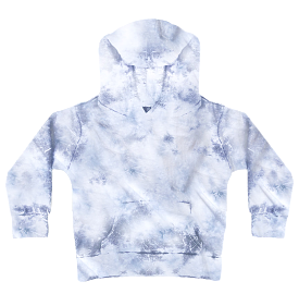 NEW! Toddler Fleece Cloud Tie Dye Hooded Sweatshirt Made in USA 3699CTD