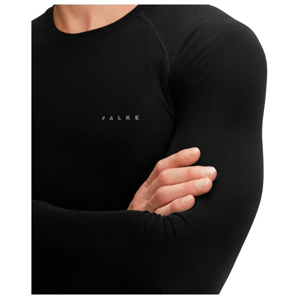 Nordic thermal underwear Falke ---Wool Tech Light Longsleeve Shirt M Black