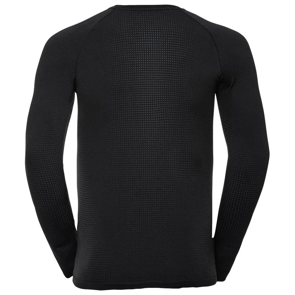 Nordic thermal underwear Odlo ---Performance Warm Eco LS Black Grahite Grey