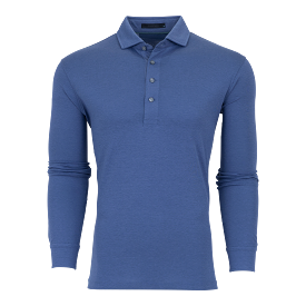 Omaha Long Sleeve Polo (Falcon)