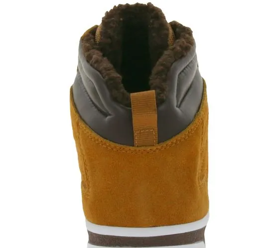 PARK AUTHORITY by K1X | Kickz H1top Winter Sneakers with Teddy Fur Lining Suede High Top Shoes 6193-0601/7006 Brown