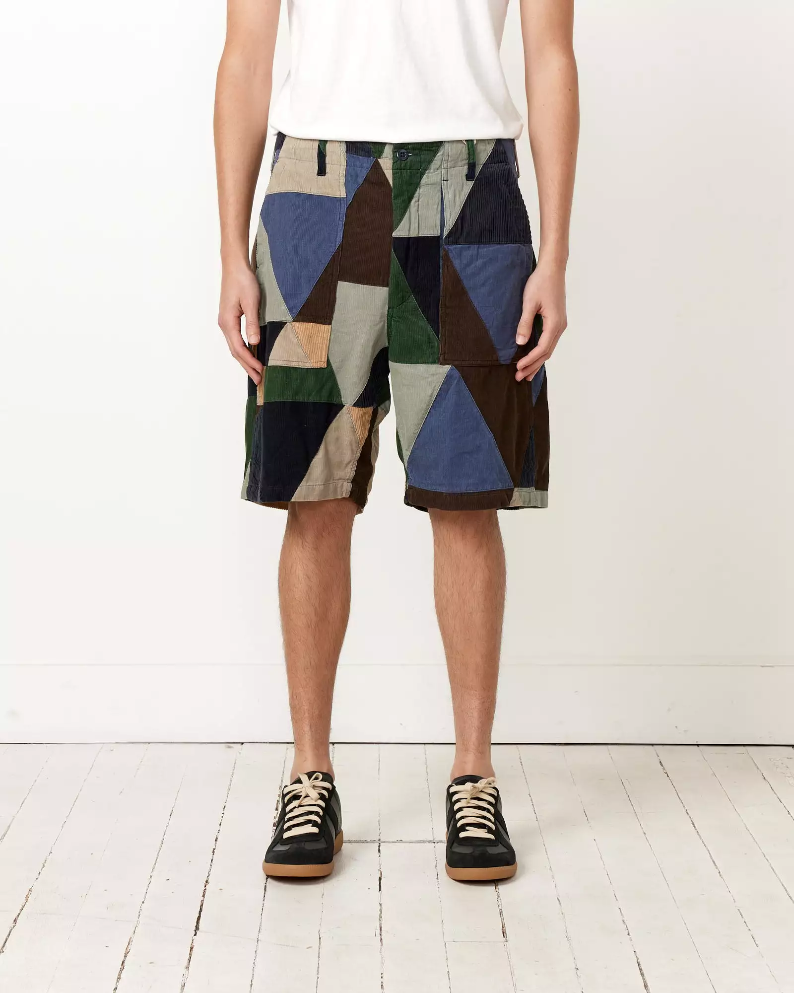 Patchwork Fatigue Short in Multi