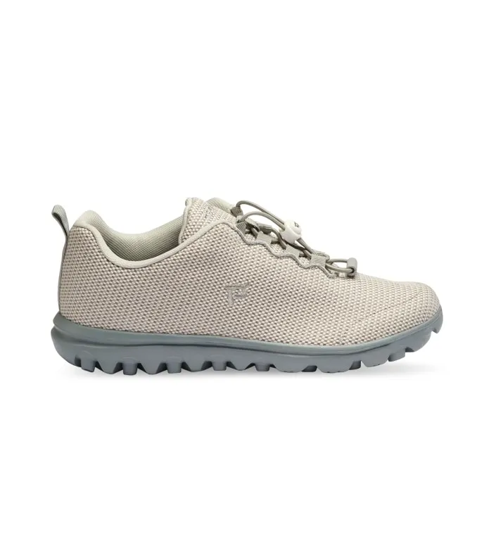 propet travelfit waterproof womens  stone grey