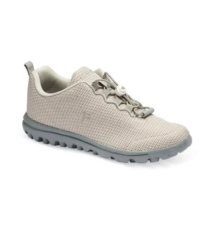 propet travelfit waterproof womens  stone grey