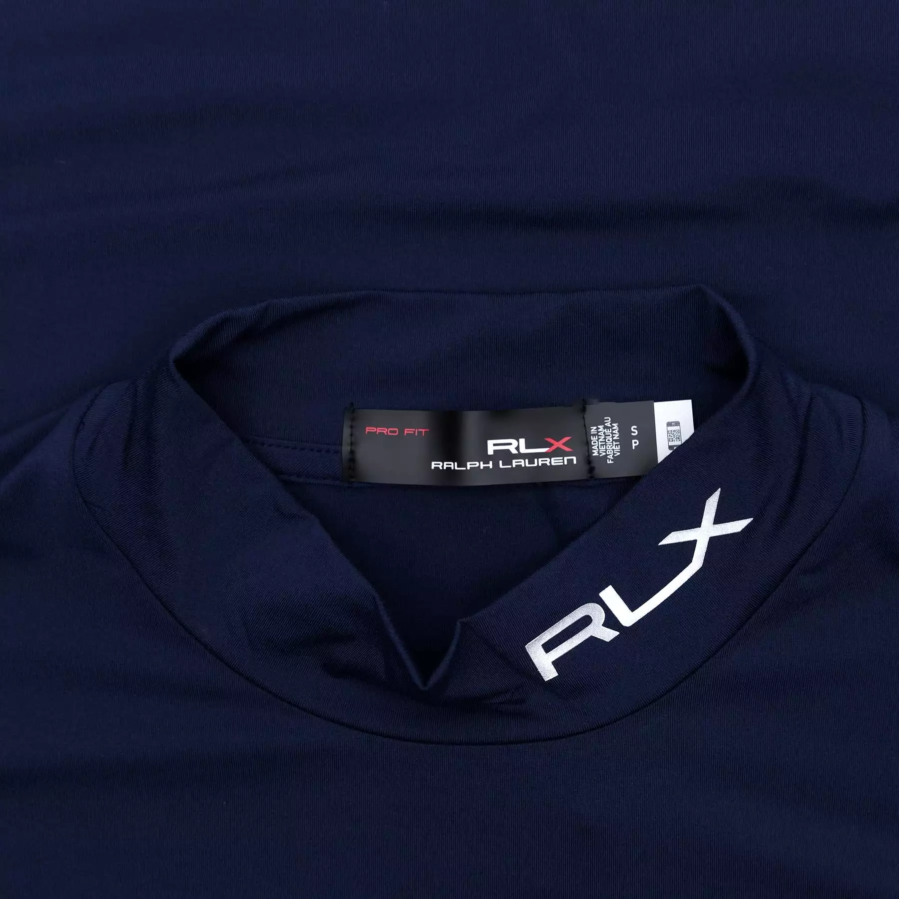 RLX Recycled Peached Airflow Long Sleeve Base Layer French Navy - AW23