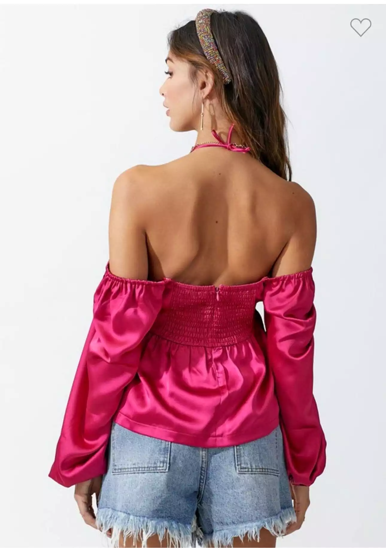 Satin Babydoll Top